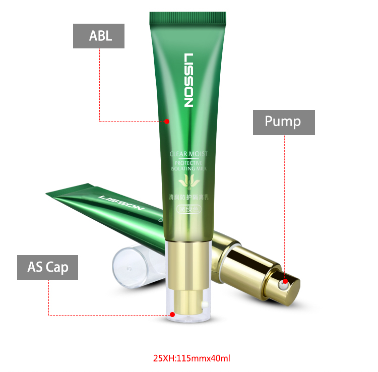 50ml Airless Pump Tube Cosmetic Packaging