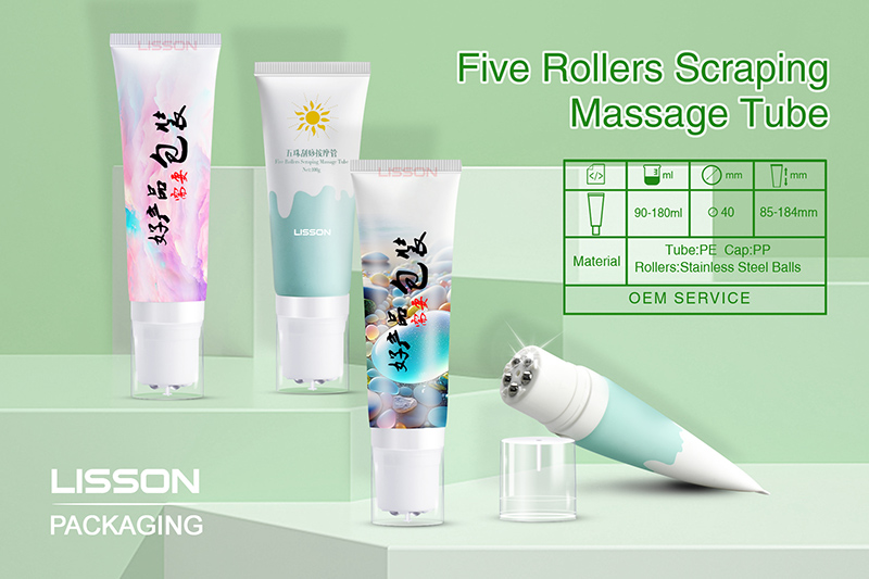 Five Rollers Body Massage Tube