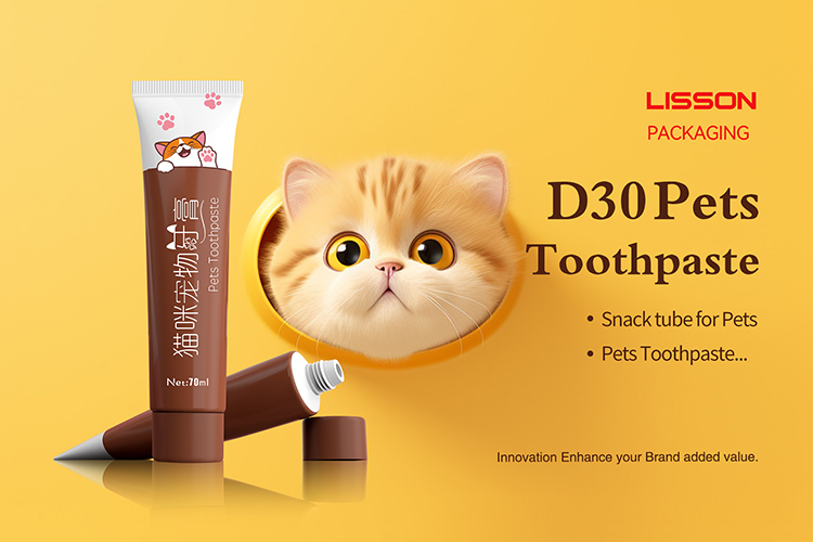 70g Pets' Toothpaste Tube Packaging