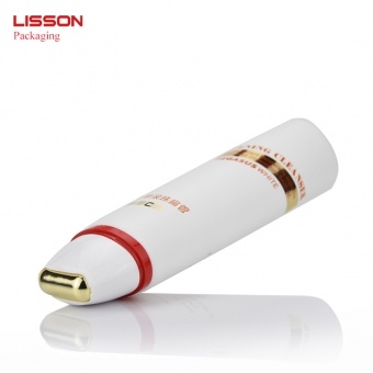 Empty Lotion Tube with Single Steel Roller Applicator
