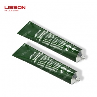 Green Color Aluminium Collapsible Tube Cosmetic Metal Packaging Supplier